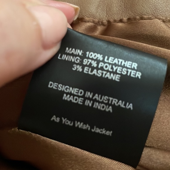 🖤 Alannah Hill leather jacket size 8 - Picture 3 of 7